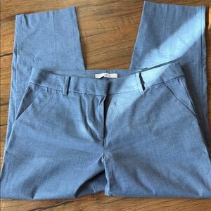 LOFT textured blue Riviera pants